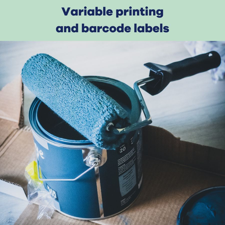 Variable printing for household chemical products