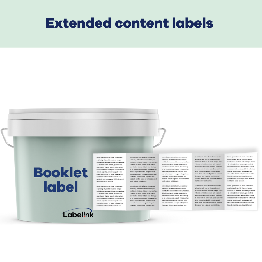 Agrochemical extended content labels