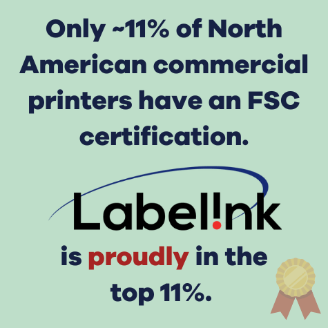 Labelink is FSC certified Labelink is FSC certified