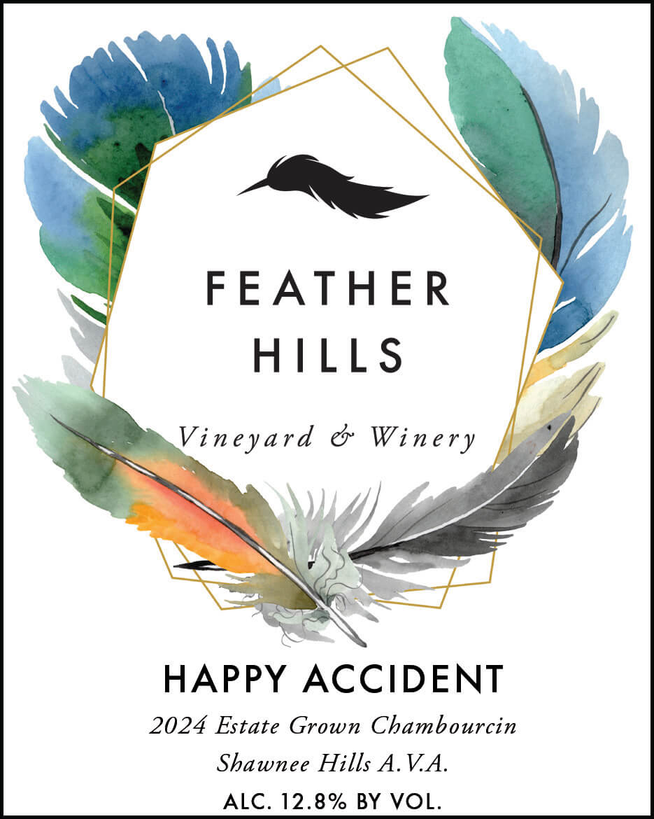Happy Accident wine label