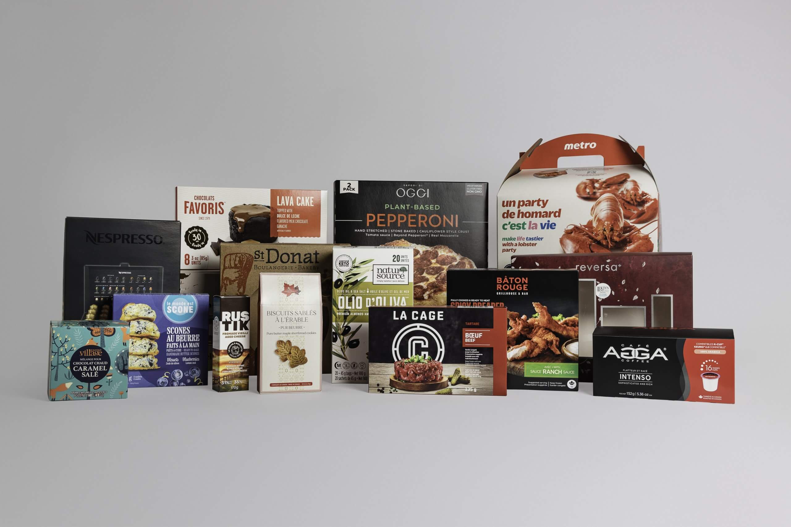 Food boxes with handle