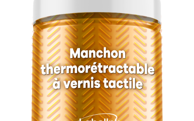 Manchon rétractable haut de gamme et vernis tactiles