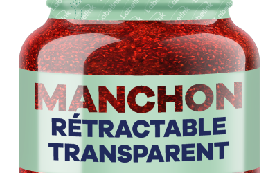 Manchon rétractable transparent avec fenêtres