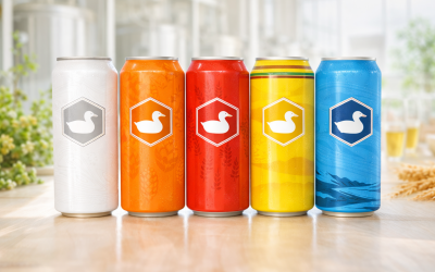 Shrink Sleeve Packaging for Beer Cans