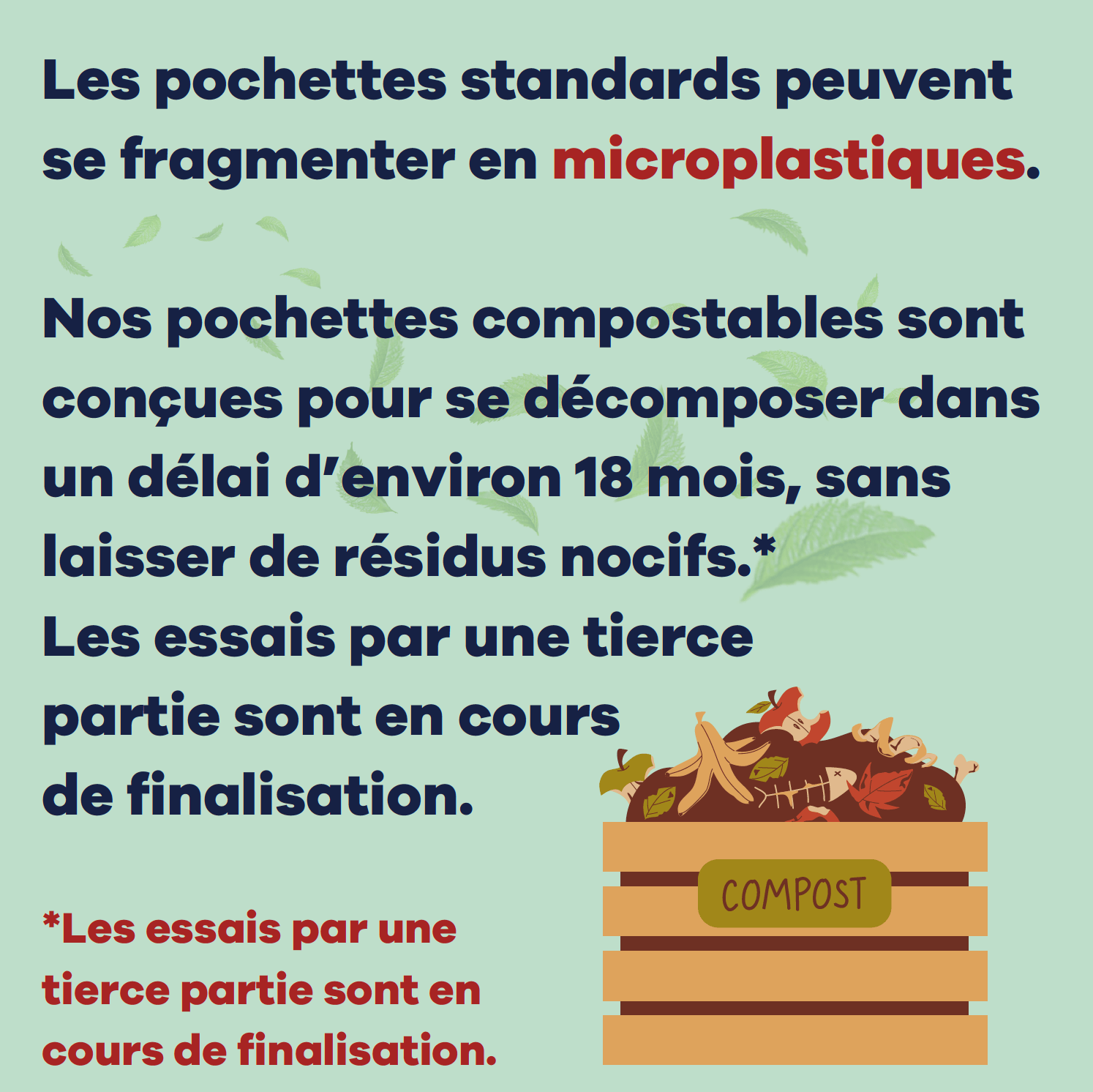 green text box with compost basket