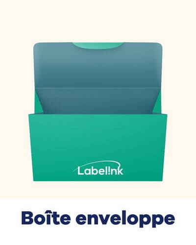 Boîte pliante de type enveloppe